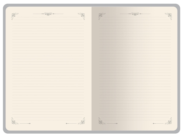 Ежедневник недатированный А4 "Royal", черный с бронзовым срезом