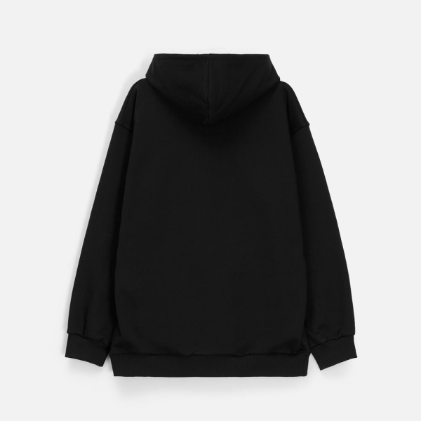 Худи унисекс оверсайз Songo, черное