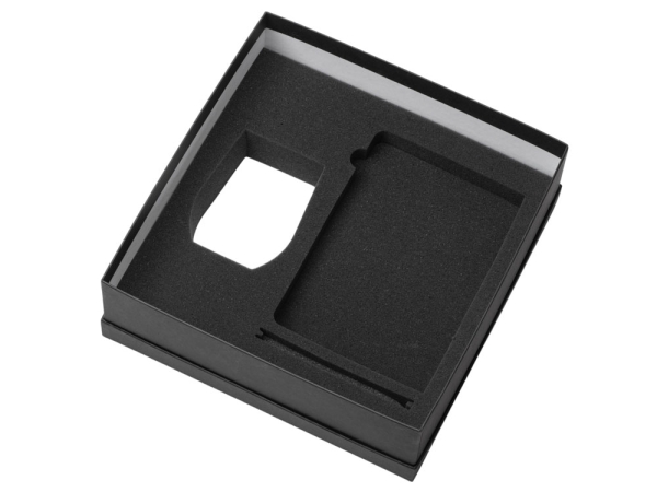 Подарочный набор c блокнотом C1, ручкой и термокружкой, зеленое яблоко