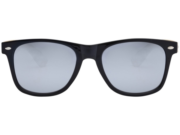 Солнцезащитные очки Hue с бамбуковыми дужками - Серебристый