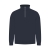 Толстовка на молнии унисекс FLOW, темно-синяя, размер XS/S