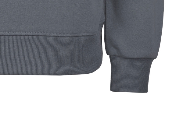 Толстовка с капюшоном оверсайз «Lisbon» унисекс, темно-серый