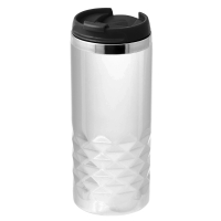 Термокружка NEXT WHITE 350мл. Белая с черной крышкой 6042.08