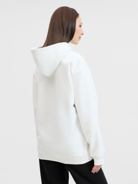 Худи унисекс оверсайз Songo, молочно-белое