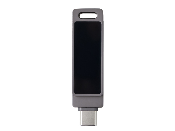 Флешка 32 ГБ USB Type-C и USB 3.0 с подсветкой лого «Спинлайт»