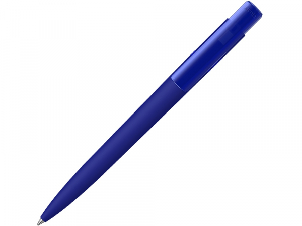 Шариковая ручка "RECYCLED PET PEN PRO K transparent GUM" soft-touch, синий