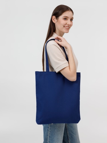 Холщовая сумка Strong 210, темно-синяя