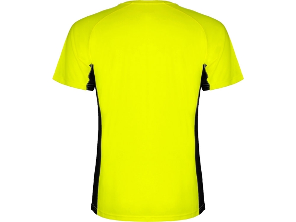 Спортивная футболка "Shanghai" мужская, неоновый желтый/черный