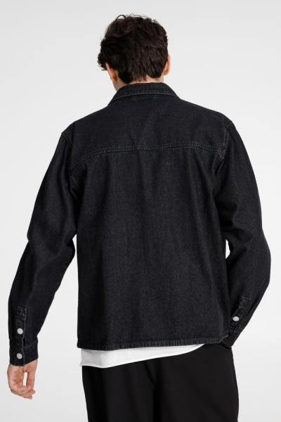 Куртка джинсовая O3, черная