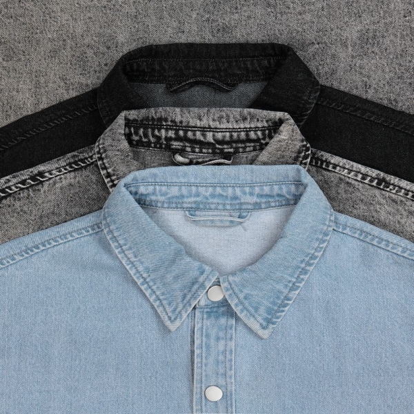 Куртка джинсовая O3, черная