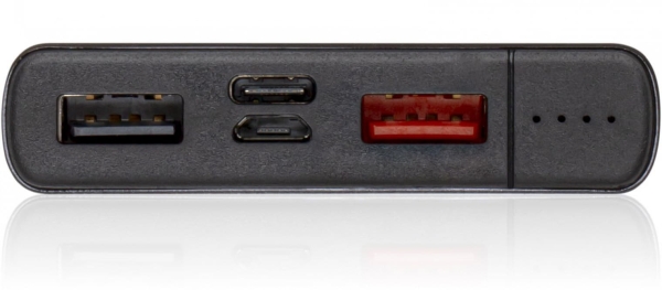 Внешний аккумулятор  Accesstyle CHARCOAL II (10000 mAh), серебристый