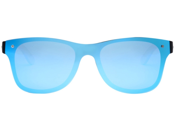 Солнцезащитные очки Tan с бамбуковыми дужками - Cиний