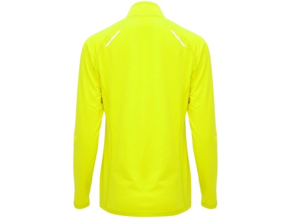 Толстовка с воротом на молнии женская "Melbourne", неоновый желтый