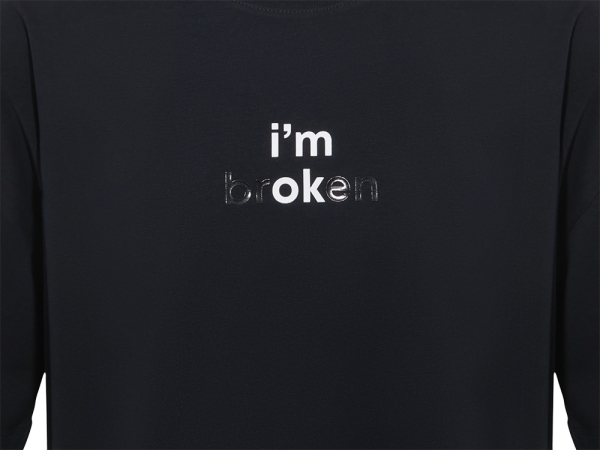 Футболка оверсайз «Vienna» унисекс , черный с нанесением Трафарет Скульптура 2 цвета