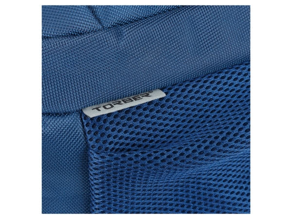 Рюкзак TORBER FORGRAD с отделением для ноутбука 15", синий, полиэстер, 46 х 32 x 13 см