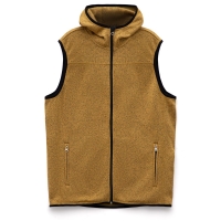 Жилет с капюшоном унисекс Gotland, горчичный Жилет с капюшоном унисекс Gotland, горчичный