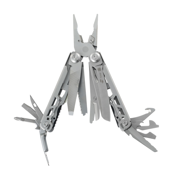 Мультитул Stinger, 110 х 22 мм, 22 функции, сталь, серебристый, в картонной коробке, в комплекте нейлоновый чехол