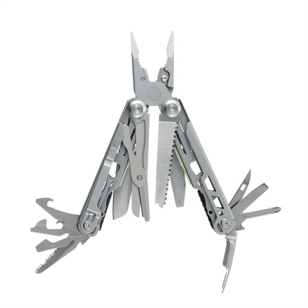 Мультитул Stinger, 110 х 22 мм, 22 функции, сталь, серебристый, в картонной коробке, в комплекте нейлоновый чехол