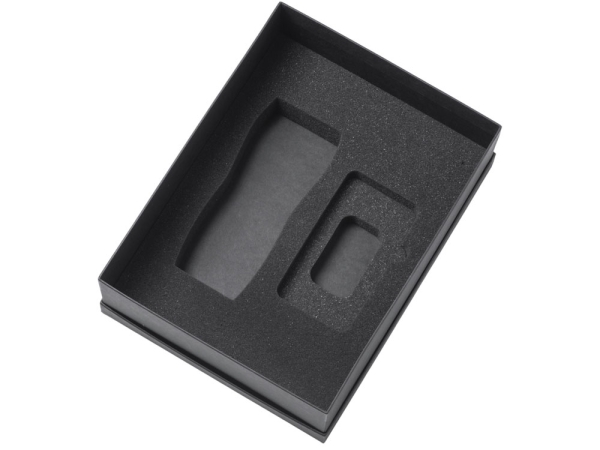 Подарочный набор c вакуумной термокружкой и повербанком С1, красный