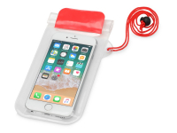 Влагостойкий чехол Mambo, красный прозрачный Влагостойкий чехол Mambo, красный прозрачный