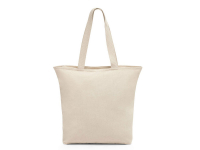 HACKNEY. Сумка из 100% хлопка на застежке, Натуральный светлый HACKNEY. Сумка из 100% хлопка на застежке, Натуральный светлый