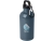 Одностенная бутылка для воды с карабином Oregon, изготовленная из нержавеющей стали, сертифицированной по стандарту RCS, объемом 400 мл - Hale Blue