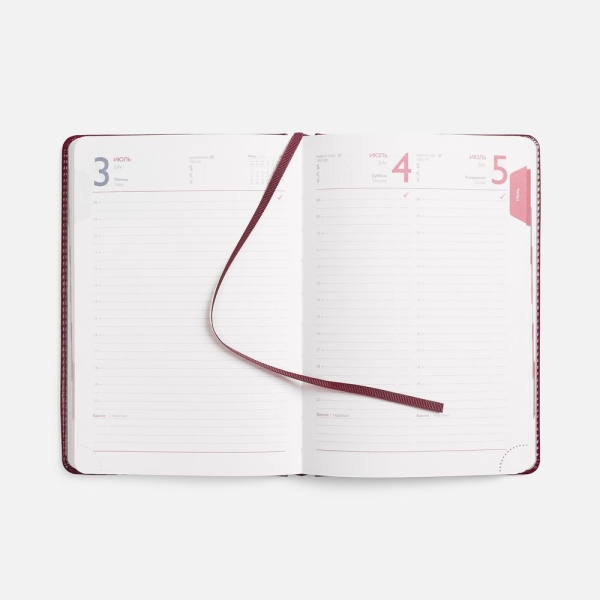 Ежедневник Faro, датированный, бордовый