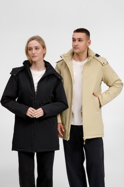 Куртка-парка унисекс Sfera, бежевая