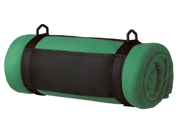 Плед «Нежность» с плечевым ремнем, зеленый