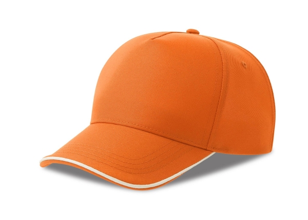 Бейсболка RECY FIVE PIPING, 5 клиньев, застежка-липучка