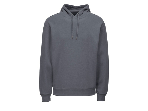 Толстовка с капюшоном оверсайз «Lisbon» унисекс, темно-серый