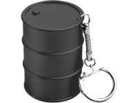 Брелок-рулетка "Баррель", 1 м., черный Брелок-рулетка "Баррель", 1 м., черный