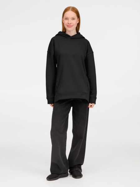 Худи оверсайз унисекс Tolla, черное