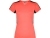 Футболка "Suzuka" женская, неоновый коралловый/черный