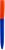 Ручка ZETA SOFT MIX Синяя с оранжевым 1024.01.05