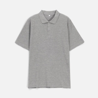 Рубашка поло унисекс Tervise, серый меланж Рубашка поло унисекс Tervise, серый меланж