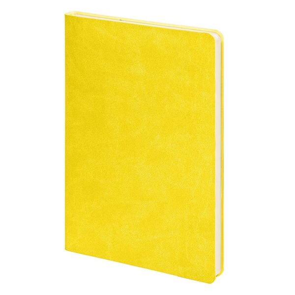 Бизнес-блокнот "Funky" А5, голубой, серый форзац, мягкая обложка,  в линейку