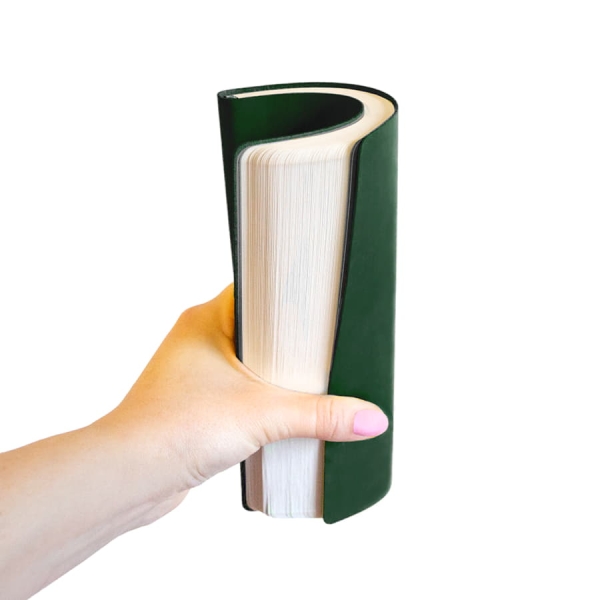 Бизнес-блокнот "Funky" А5, голубой, серый форзац, мягкая обложка,  в линейку