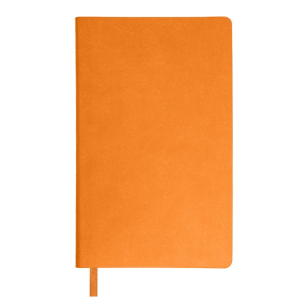 Бизнес-блокнот "Funky" А5, голубой, серый форзац, мягкая обложка,  в линейку