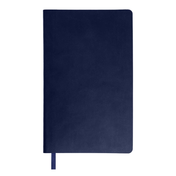 Бизнес-блокнот "Funky" А5, голубой, серый форзац, мягкая обложка,  в линейку