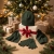 Набор подарочный Green Christmas: шапка, варежки, перчатки в коробке