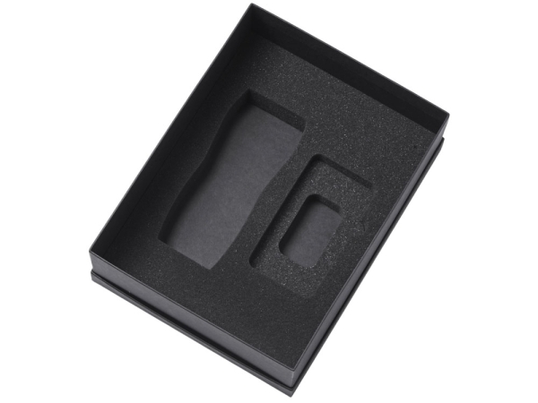 Подарочный набор c вакуумной термокружкой и повербанком С1, фиолетовый