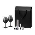 Подарочный набор Black Edition, Vintaro (2 бокала + набор для вина)