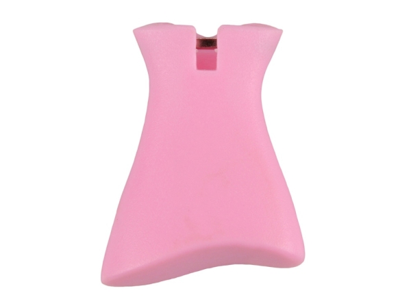 Брелок со сменными декоративными насадками в виде платьев и сумочки, розовый/белый/серебристый