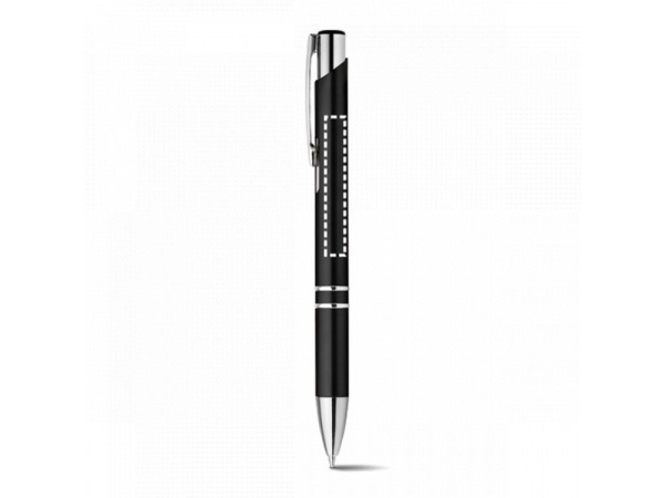 BETA PLASTIC.  Шариковая ручка с зажимом из металла, Оранжевый