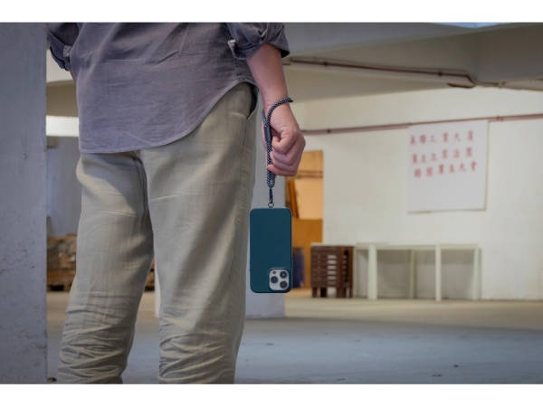 Ремешок-держатель для телефона на запястье «Lany Wristband Eco», серый