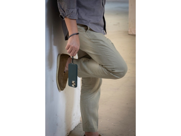 Ремешок-держатель для телефона на запястье «Lany Wristband Eco», серый