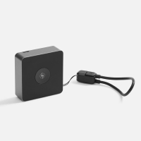 Внешний аккумулятор с беспроводной зарядкой Aura Power, серый Внешний аккумулятор с беспроводной зарядкой Aura Power, серый