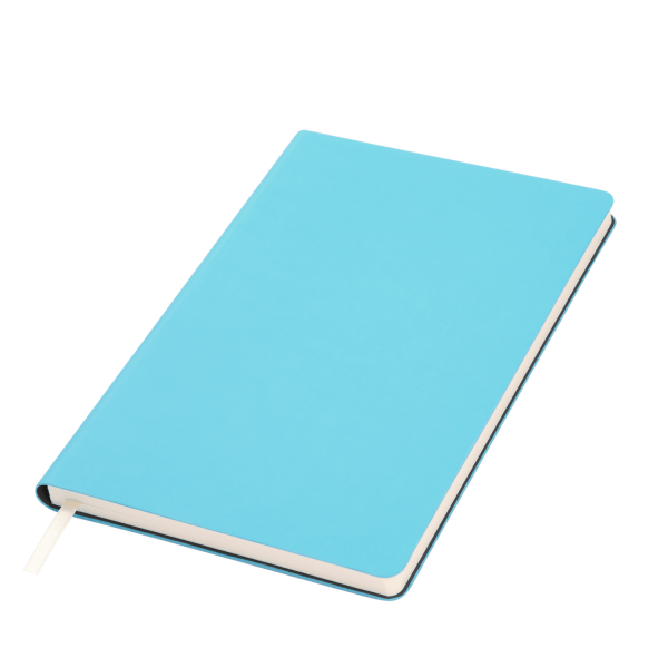 Ежедневник Spark недатированный, лазурный (без упаковки, без стикера, с серой подложкой)