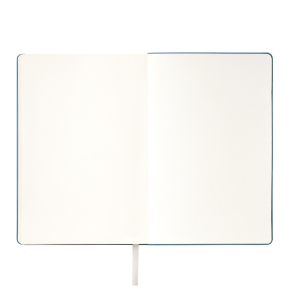 Ежедневник Spark недатированный, лазурный (без упаковки, без стикера, с серой подложкой)